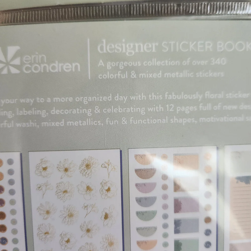 Erin Condren In Bloom Sticker Book - Picture 5 of 5